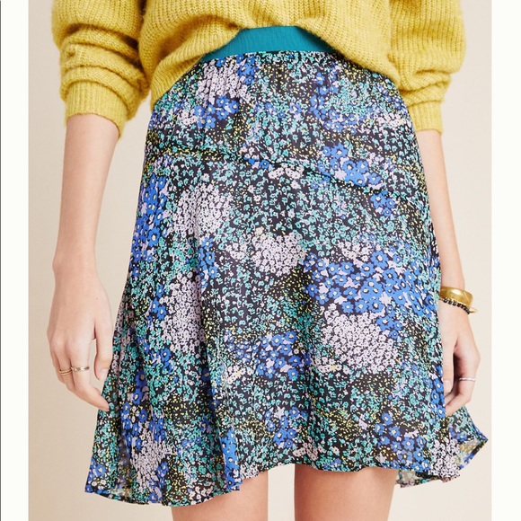 NWT! ANTHROPOLOGIE Maeve Kerry Mini Skirt. NEW! - Picture 2 of 14